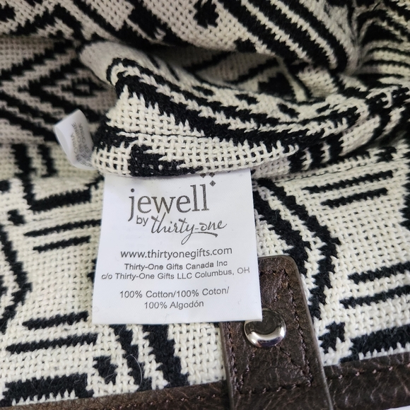 NWT thirty-one Bag. Black/Brown/Cream. - Picture 4 of 6